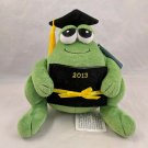 Precious Moments 8" Plush Green Frog Graduation Graduate Cap, Diploma 2013