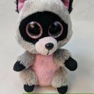 2015 Ty Beanie Boos ROCCO the Raccoon 6" - played with, no tag