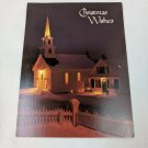 PVA Paralyzed Veterans Christmas Holiday Card Unused VTG Village Church