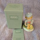 Avon Tender Memories Porcelain Figurine PURR-FECT LOVE Girl w/ Kittens IN Box