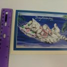 Humane Society Blank Note Card Kayomi Harai Napping Kitten in Hammock