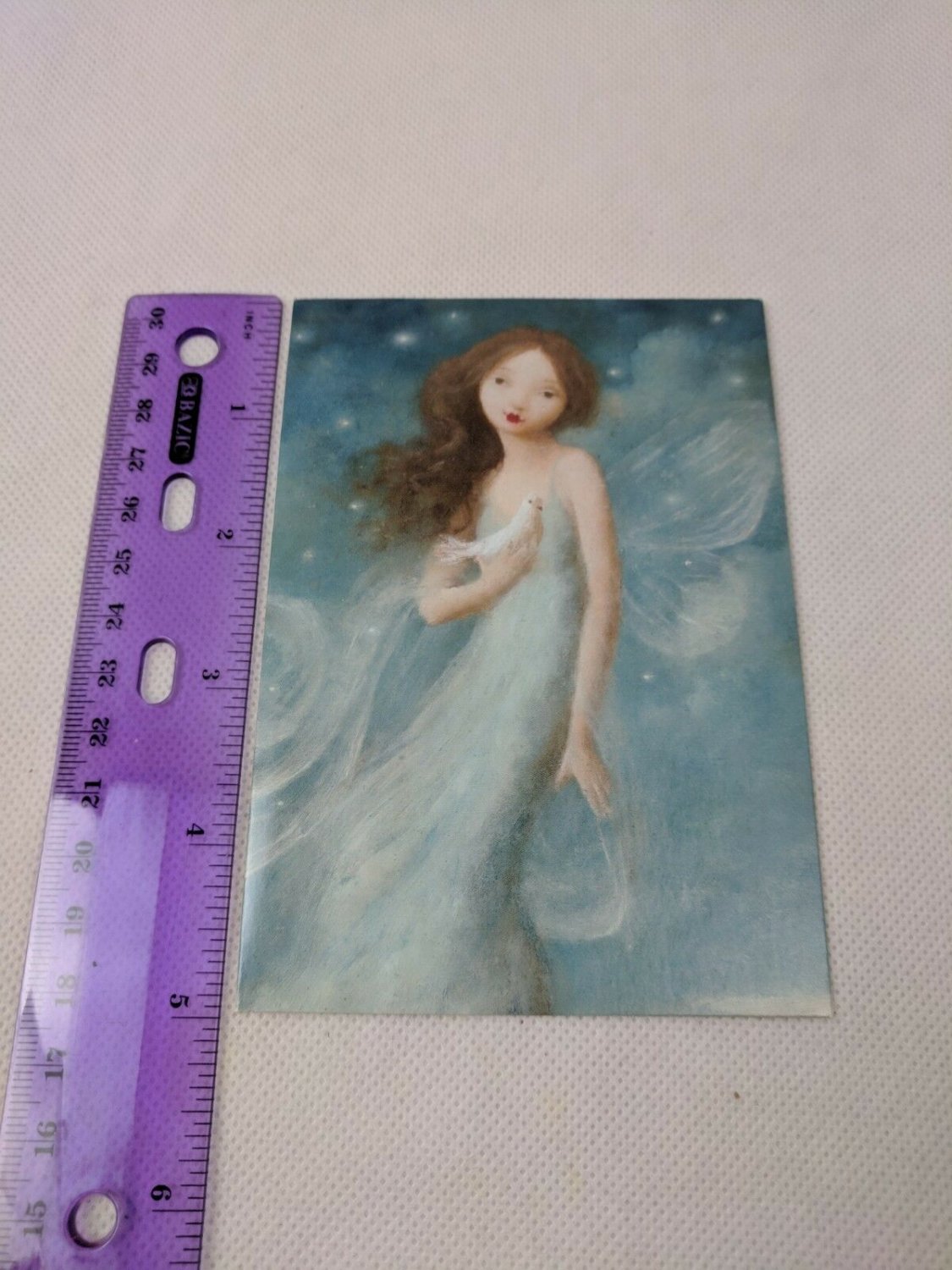 Peaceable Kingdom Press Stephen Mackey Fairy Blank Note Card Reading in Hammock