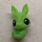 Green Armadillo Plastic Toy Doll Figurine 2" Tall