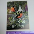 His Delight Greetings Scripture Robin Birds, Tree Branch, Church Happy Birthday