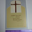 DaySpring Integrity Notes Welcome to our Church Scripture Greeting Card Cross