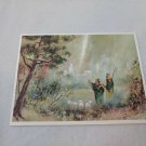 PVA Paralyzed Veterans Christmas Holiday Card Unused VTG Shepherds Outside Town