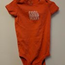 Carter's Orange Cool Beyond My Years Bodysuit Creeper Size 12 Mos Boy