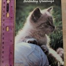 Fantusy Brand Kitten & Yarn Ball Birthday Greetings Card Unused Vintage