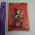 Grand Award Vintage Holiday Card Little Drummer Boy Peace, Joy, Friendship