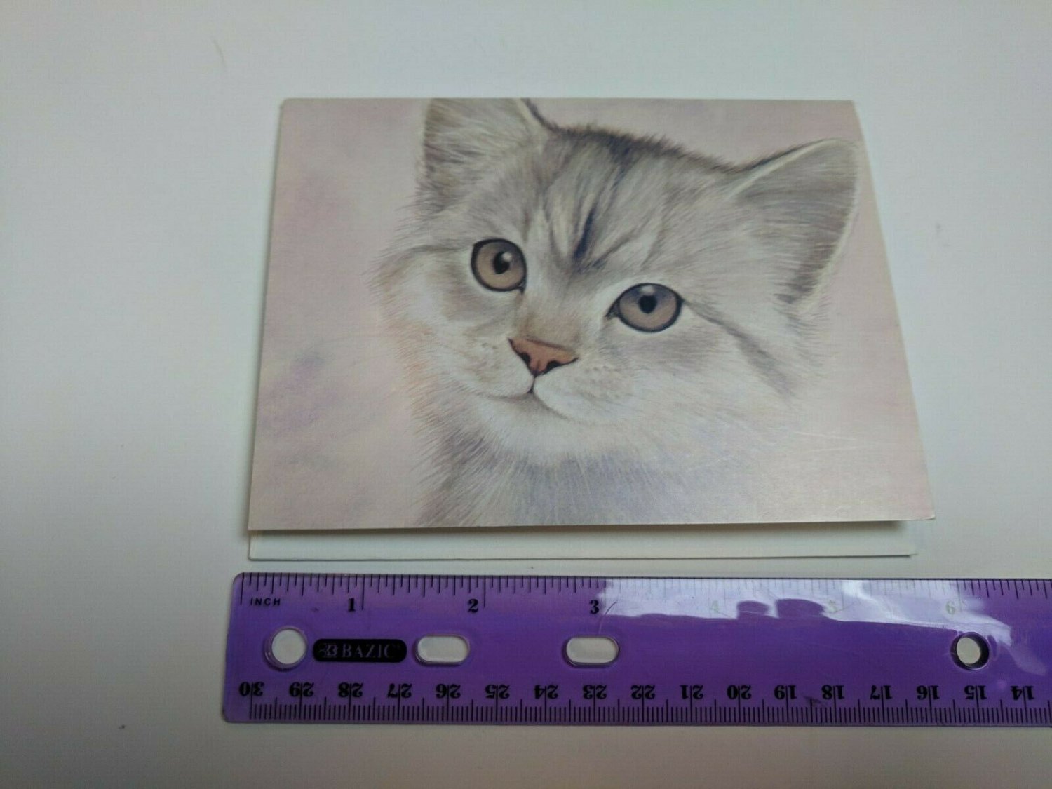 Sweet Innocence Kitten Cat by Erick Ingraham VTG Note Card Unused
