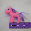 Pink & Purple Baby Pony Horse, 3" Tall Fakie MLP w/ Rainbow Symbol
