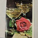 Vintage Fantusy Cards Anniversary Remembrances Card Unused Goblets Roses