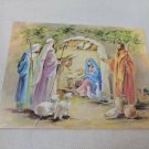 PVA Paralyzed Veterans Christmas Holiday Card Unused VTG Nativity, Shepherds