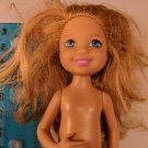 Barbie Little Sister Chelsea 5.5" Doll, Bent Elbow, 2010 Head/Torso, Nude