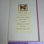 American Greetings Today & Always Note Card Thinking of You Gold Foil Butterfly
