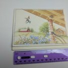 Paralyzed Veterans PVA Ron Schreiner Blank Note Card Bird Nest in Rafters