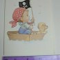 Current Ruth Morehead Bitty Beachcomber Blank Note Card Pirate Boy & Puppy