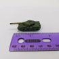 Mini Plastic Toy Tank Army Green 1.5" Long *Played with*