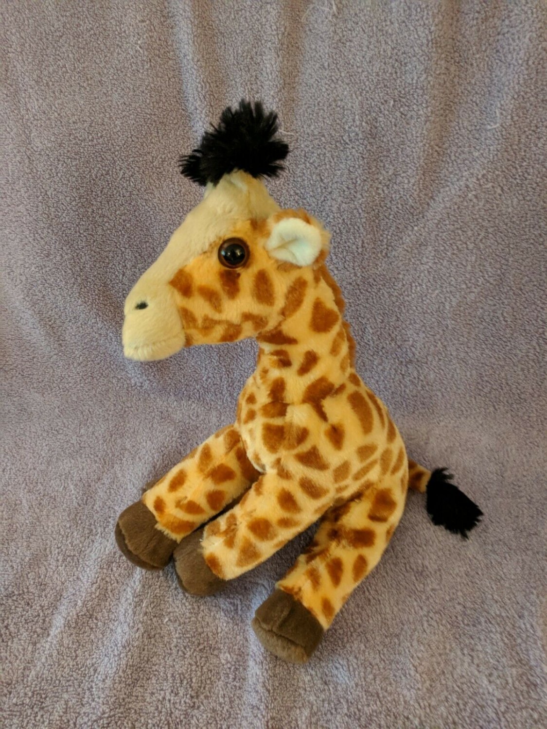 K&M Int Wild Republic Giraffe Sitting Plush Stuffed Animal 13" Tall