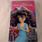 The Fair Impostor by Marlene Suson, Avon Regency Romance, PB 1992
