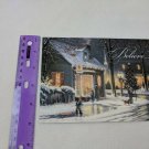 Christmas Holiday Card Snowy City Street for Northwoods Craftsman Kovach Art