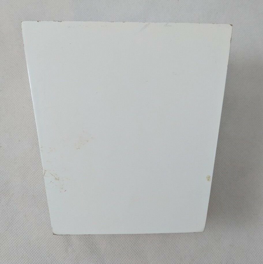Small White Wall Mount Shelf Home Decor Approx. 5" Long x 4" Deep - Used