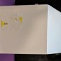 Small White Wall Mount Shelf Home Decor Approx. 5" Long x 4" Deep - Used