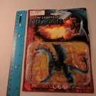 The Legend of Dragon Blue/Tan Fire Breathing Dragon 4"x3" Plastic Toy
