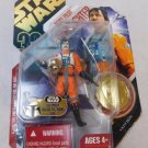 Star Wars 2007 Biggs Darklighter #14 w/ Gold Collectible Coin MOC