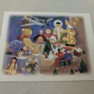 PVA Paralyzed Veterans Christmas Holiday Card Unused Vintage Children, Toy Shop