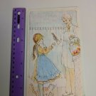 Greetings Inc Happy Birthday Card Sweet Little Miss w/ Cat AS IS - Stuck Flap