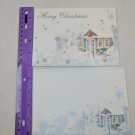 Susan G. Komen Foundation Christmas Holiday Card Snowy House Eva Czapla Art