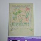 Paralyzed Veterans PVA Susana England Blank Note Card "A garden dream of sun"