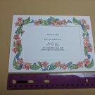 Photo Frame Floral Card for 4"x6" Picture by Smart Art Isabelle Ravanello