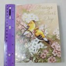 Marianist Mission Mother's Day Blessings Card Unused Yellow Goldfinches Birds