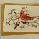 G.J.C. Collection Cardinal Bird Congratulations Greeting Card Unused Vintage