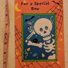 Hi-Lites by Majestic Greetings Halloween Card Unused to Boy - Skeleton