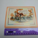 Heartland Classic Cross Stitch Rustic Greeting Card Wishing You Get Well