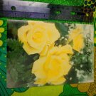Artis Paper Magic Co Unused Card Sorry You're Ill, Yellow Roses