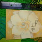 Famous Artists Studios Card Unused VTG Thinking of You Cream/Yellow Floral
