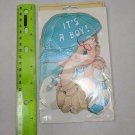 Birth Announcements Baseball Boy VTG Gibson Greeting Cards 8-pk Sealed Package