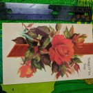 Fantusy Vintage Greeting Card Unused Thinking of You Today Red Rose
