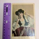 Sanforth & Co Used Postcard How Does This Look Woman, Long Dark Hair, Peasant