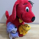 Clifford & Friends Cleo & T-Bone 12" Plush Dog by Scholastic 2002 Big Red Dog