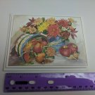 PVA Paralyzed Veterans Thank You Card Liz Shreiner Basket, Apples, Flowers Fall