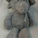 Wendy Bellissimo Gray Elephant Plush Stuffed Animal 15" Crown Crafts Infant