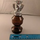 Avon The Queen Chess Piece Wild Country After Shave Label EMPTY BOTTLE. NO BOX