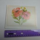 Paralyzed Veterans PVA Blank Note Card Poppy Flowers