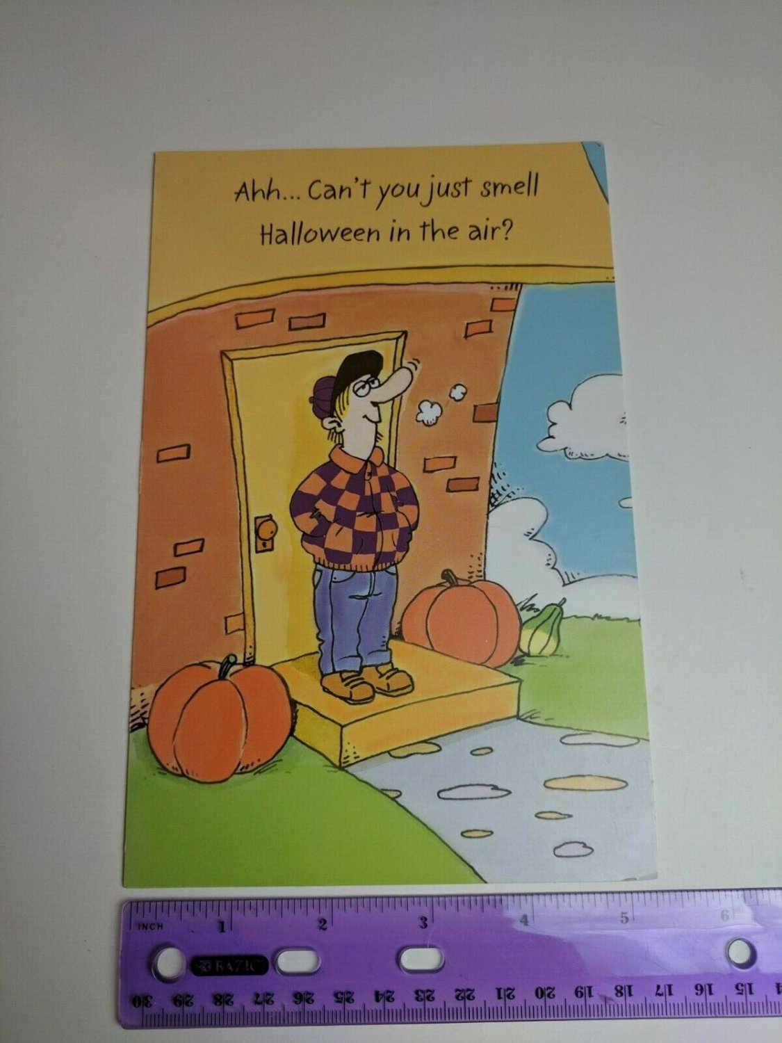 American Greetings Tender Thoughts Note Card Halloween Humor Card