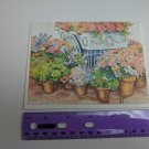 PVA Paralyzed Veterans Blank Note Card Janice Castiglione Flowers & Wagon